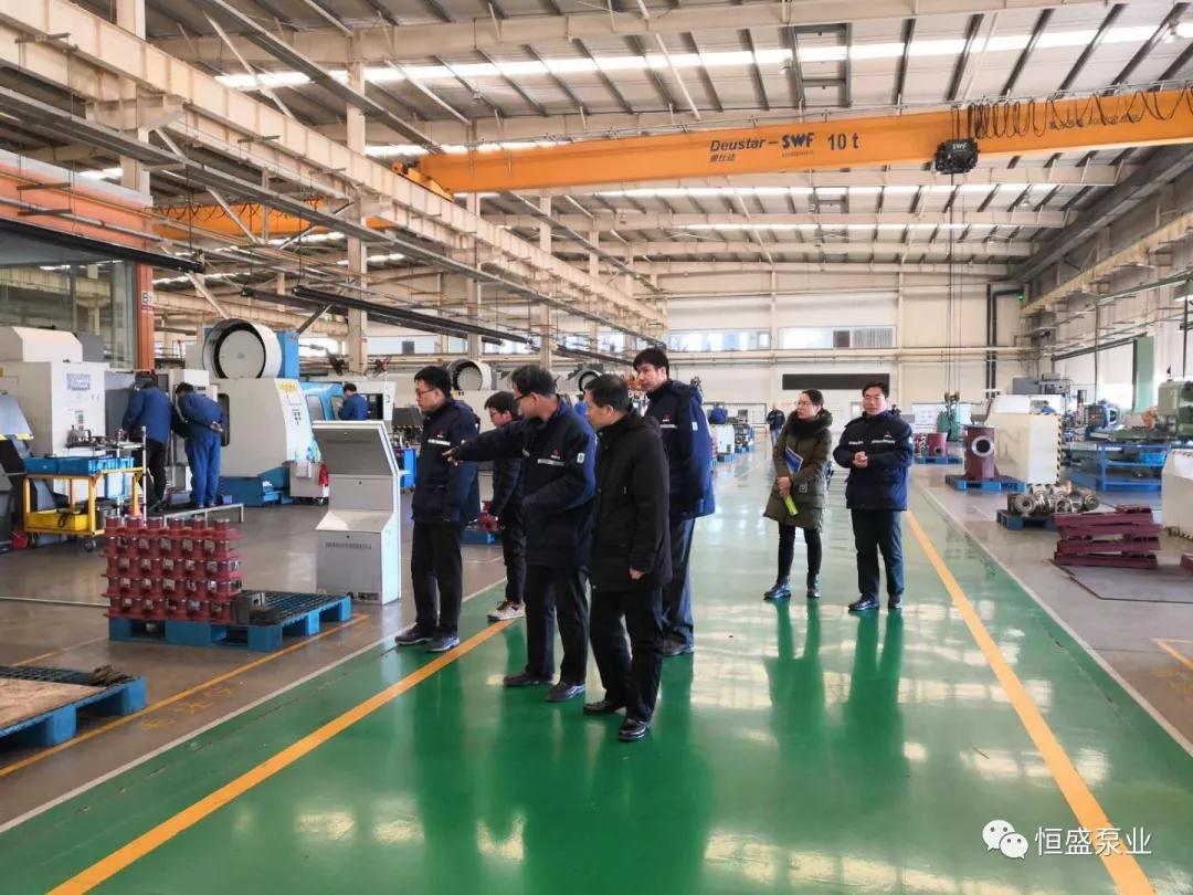陕柴重工对恒盛泵业合格供方现场审核